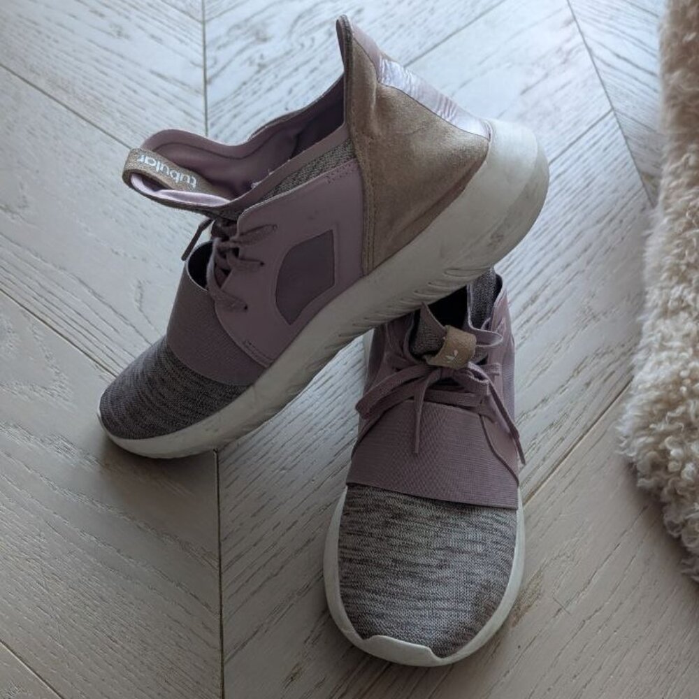 Adidas Tubular Defiant Blanch Purple
